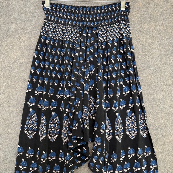 Ulla Johnson Naomie 100% Silk Harem Pants Womens 6 Floral Lightweight Stretch - Picture 2 of 12